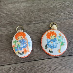 Vintage Raggedy Ann ornaments